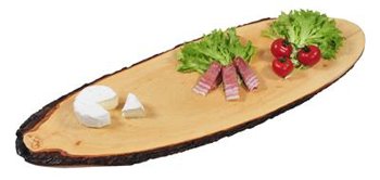 TAGLIERE CORTECCIA OVALE 69x22 - 61203