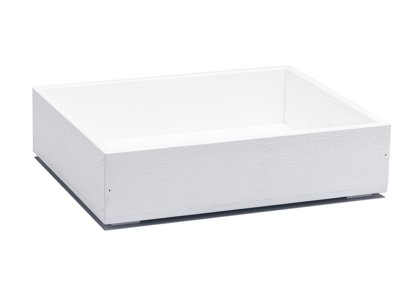 CASSETTA BUFFET LEGNO GN1/2 H7,5 BIANCA