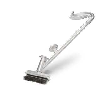 RASCHIETTO GRIGLIA 47cm SPAZZOLA INOX