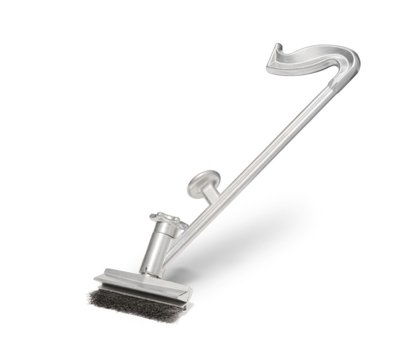 RASCHIETTO GRIGLIA 47cm SPAZZOLA INOX