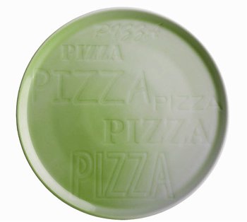 PIATTO PIZZA 33cm.VERDE CINZIA TOGNANA