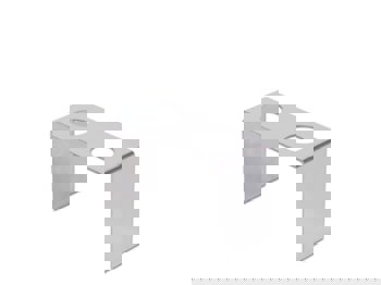 SUPPORTO INOX DISPLAY x 2 CONI diam3cm
