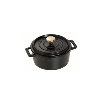 CASSERUOLA NERA 28cm.GHISA INDUZ.STAUB