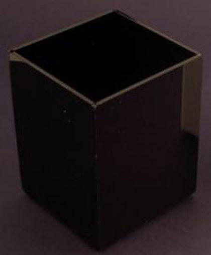 CUBOTTO P/OGG. 10x10x13 NERO LMP
