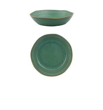 PIATTO FONDO 22 VERDE JADE GEMSTONE