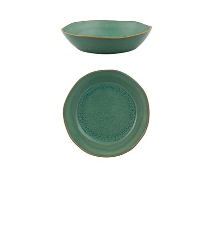 PIATTO FONDO 22 VERDE JADE GEMSTONE