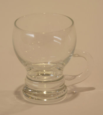 TAZZA PUNCH C/MANICO TRAS. CRISTAL