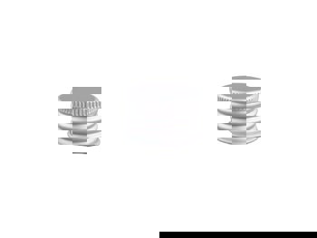 BOX 300 TAPPI A VITE ALLUMINIO ARGENTO 26,5mm.
