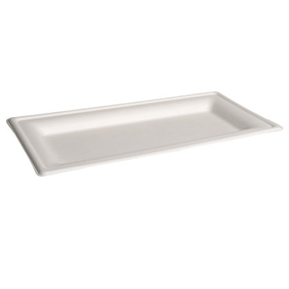 BOX 500 PIATTI RETT.BIANCHI 26×13 POLPA NO PFAS