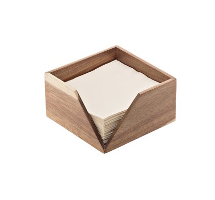 PORTA TOVAGLIOLI BUFFET 14×14×10h  ACACIA