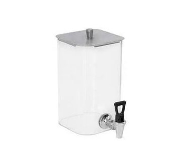 CONTENITORE VETRO 5lt.C/RUBIN.+COP.