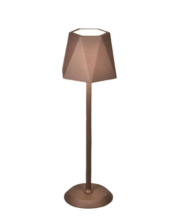 LAMPADA TAVOLO KATY CORTEN TOUCH USB