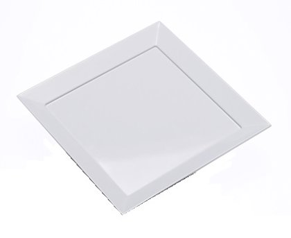 VASSOIO MELAMINA QUAD.30x30x2,5 AVORIO