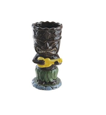 MUG TIKI SUONATRICE 34cl.VERDE h.16,5