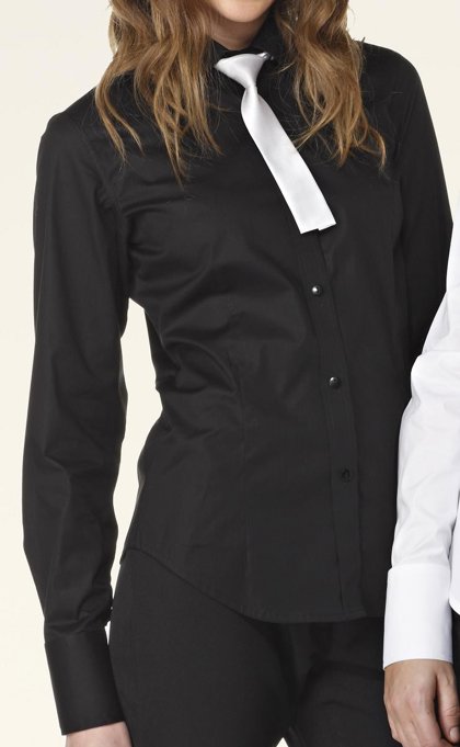 CAMICIA DONNA LELA NERA