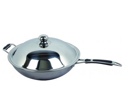 PADELLA WOK 36x18cm PER PIASTRA INDUZIONE IND350K