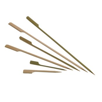 C/100 SPADE 9cm.BAMBOO NATURALE