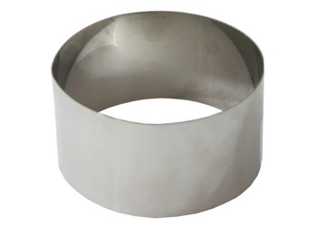 ANELLO PORZION.TONDO 9,5cm.INOX