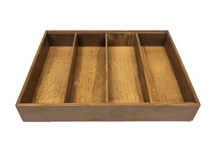 PORTAPOSATE 4 SCOMPARTI LEGNO FRASSINO GN 1/1