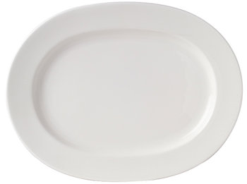 PIATTO OVALE 33 ASCOT BONE CHINA