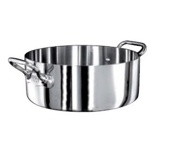 CASSERUOLA BASSA 2M 24  ALU-INOX IND.