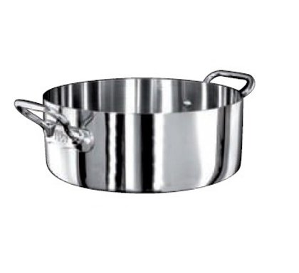 CASSERUOLA BASSA 2M 24  ALU-INOX INDUZ.