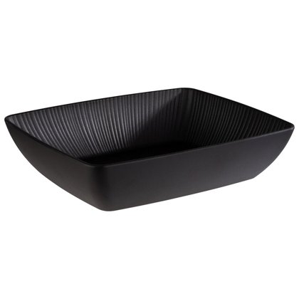 BOWL RETT.GN 1/2 NERA BUFFET MELAMINA