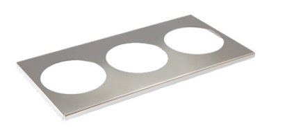 GRIGLIAxSET CARAFFE 40x20 DOMINO INOX