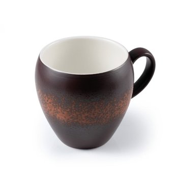 MUG CON MANICO ESTIA 45cl.RUGGINE/BCO