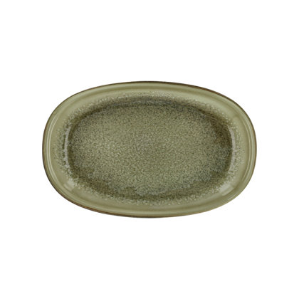 PIATTO OVALE 30x20 AZETA PETRA TAUPE