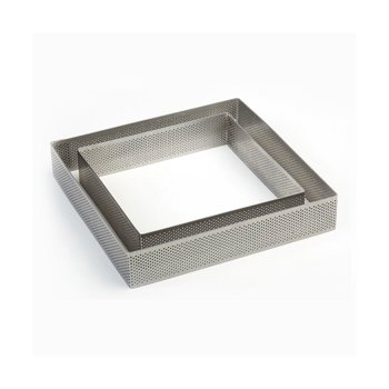 FASCIA INOX MICROFORATA QUADRA 150x35h