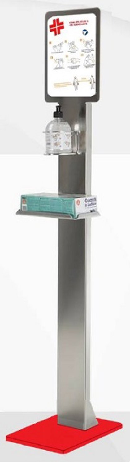 TORRETTA IGIEN. INOX C/RIPIANIeDISPLAY