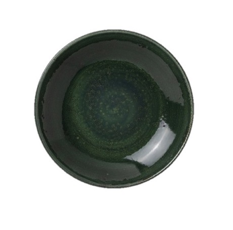 Piatti Coupé Steelite Vesuvius Burnt Emerald 25 cm - Porcellana Alta Qualità