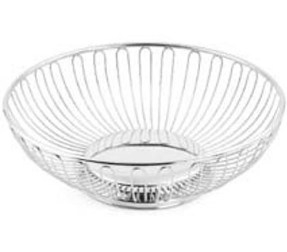 CESTINO TONDO FILO INOX 20cm.1185 ILSA
