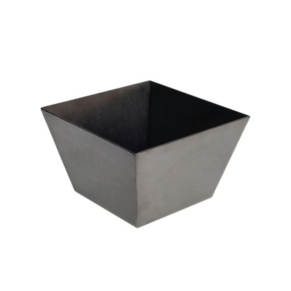 BOWL QUADRATA LARGE 13cm BLACK & GOLD