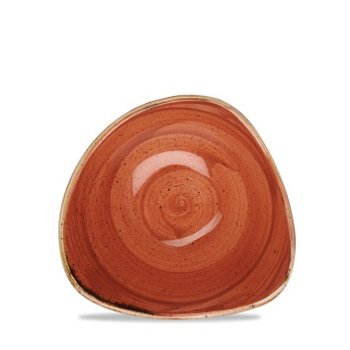 BOWL TRIANGOLARE 15 ARANCIO STONECAST