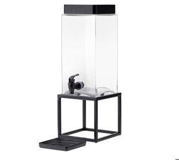 BIG JAR 6ltQUADRO C/BASE NERA METALLO