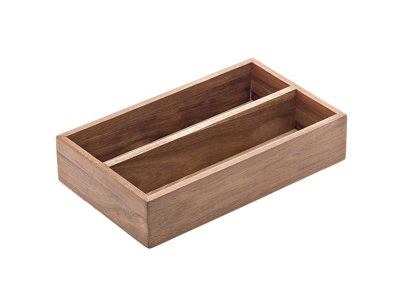 PORTAPOSATE BUFFET 17x28x6 2 SC.ACACIA