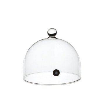 CLOCHE VETRO CON VALVOLA 18cm.