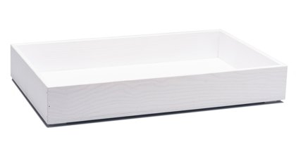 CASSETTA BUFFET LEGNO GN1/1 H7,5 BIANCA