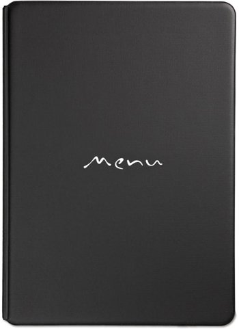 P/MENU TOSCANA NERO A4 6 PPL C/SC.MENU
