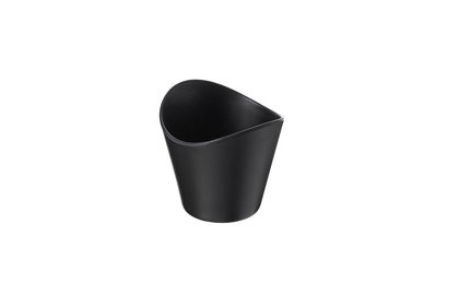 BICCHIERINO FIN.ONDA NERO MELAMINA 8x7