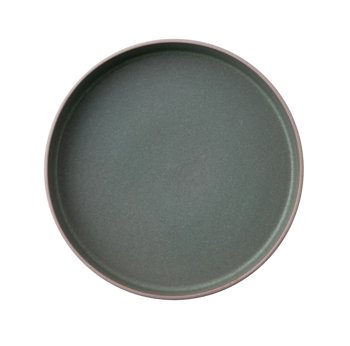 PIATTO FONDO 16 C/BORDO VERDE SANDIE