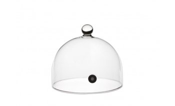 CLOCHE VETRO CON VALVOLA 14cm.