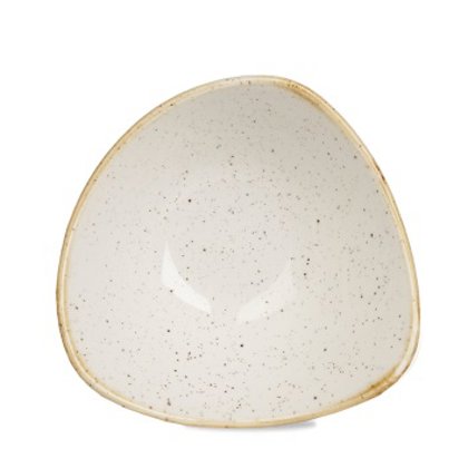 BOWL TRIANGOLARE 19 BIANCO STONECAST