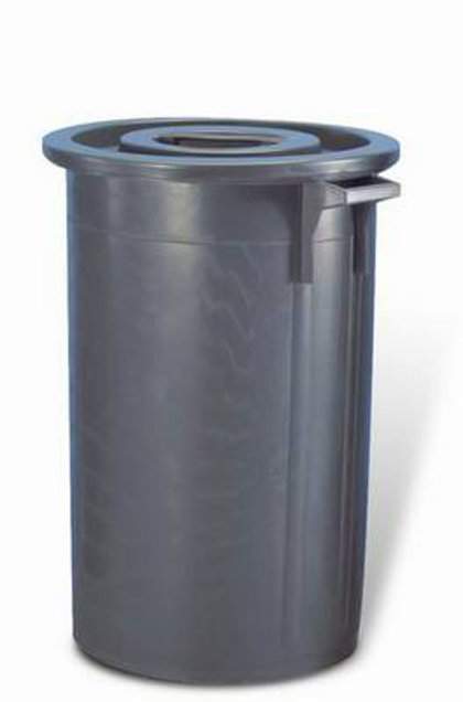 BIDONE C/C. 90lt.CORALLO GRIGIO GIGAN