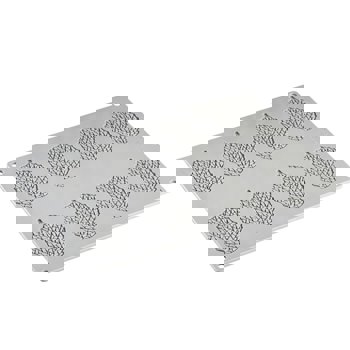 STAMPO SILICONE 30x20 8 FOGLIE LARGHE