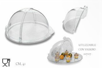 CLOCHE TONDA d.41cm APRIB.POLIC.x VASS