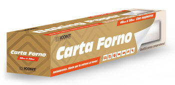 DISPENSER 50mt/33cm CARTA FORNO ICONT