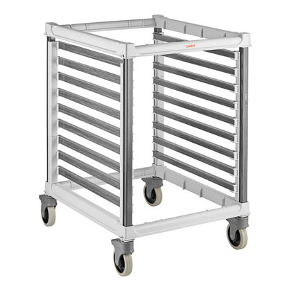 CARRELLO PLASTICA 9 TEGLIE GN2/1 H.101 BUL
